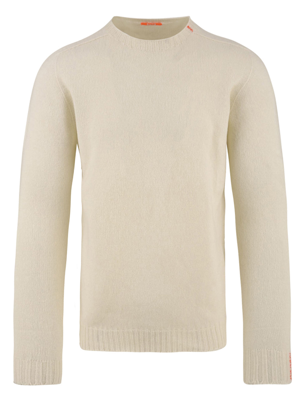 Maglione girocollo bianco panna da Uomo Piro