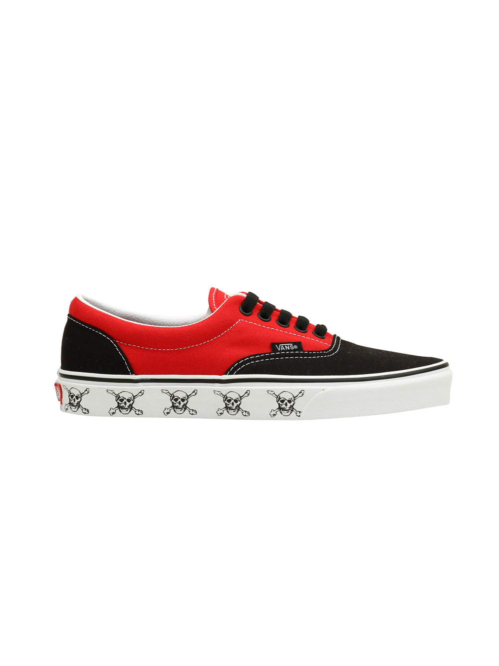 Sneakers Basse Uomo Old Skool Rosso e nero teschi