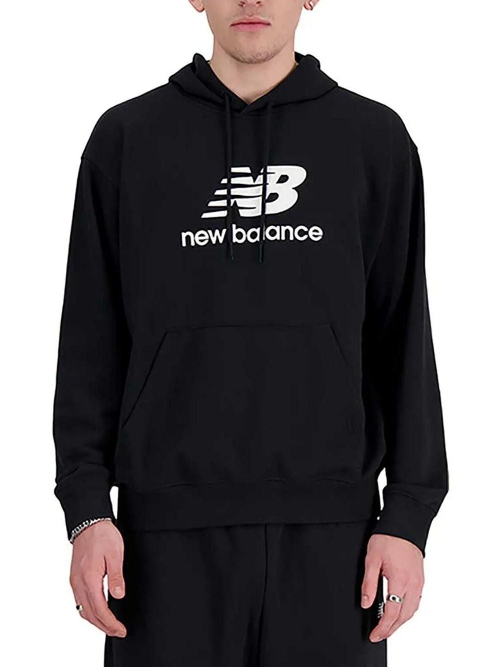 Felpa NEW BALANCE Uomo MT41505 Nero