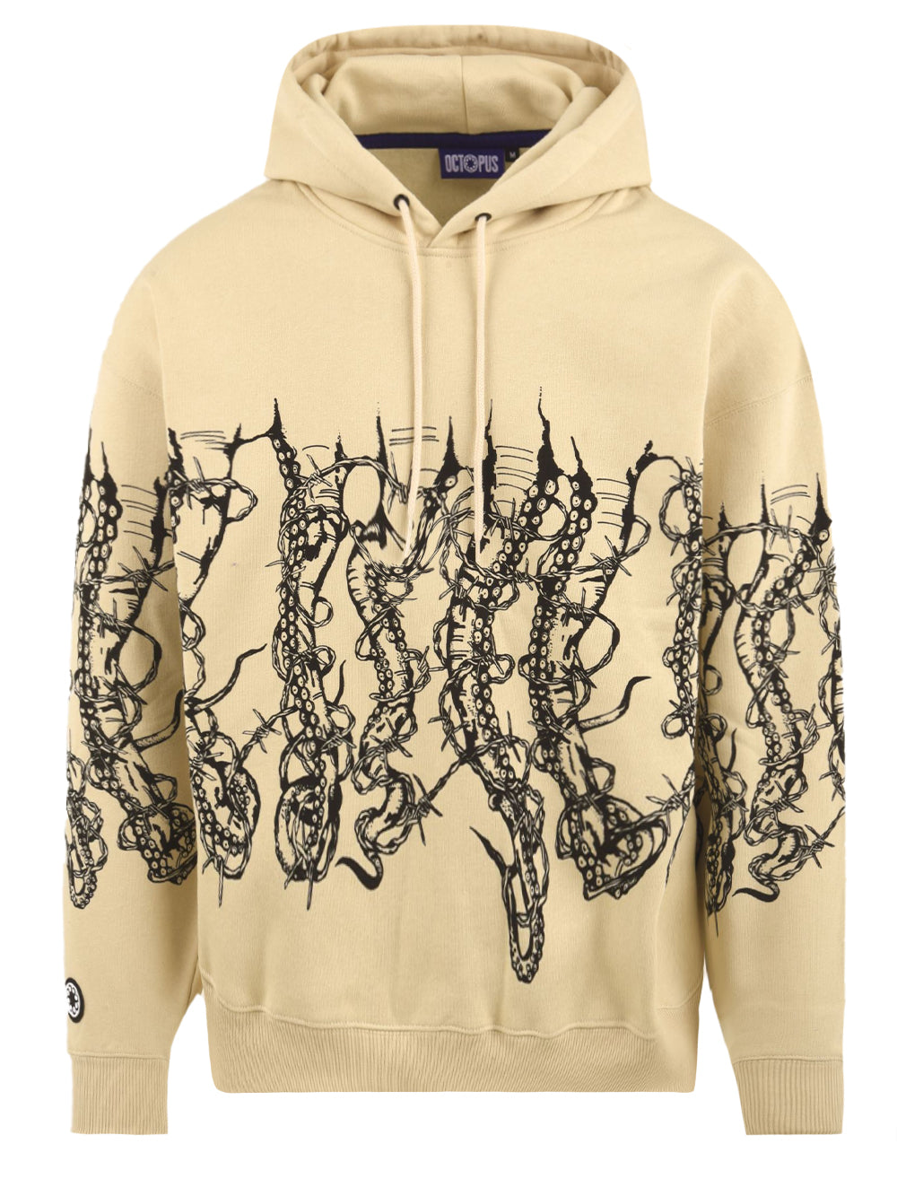 Felpa Uomo Octopus con logo in pvc