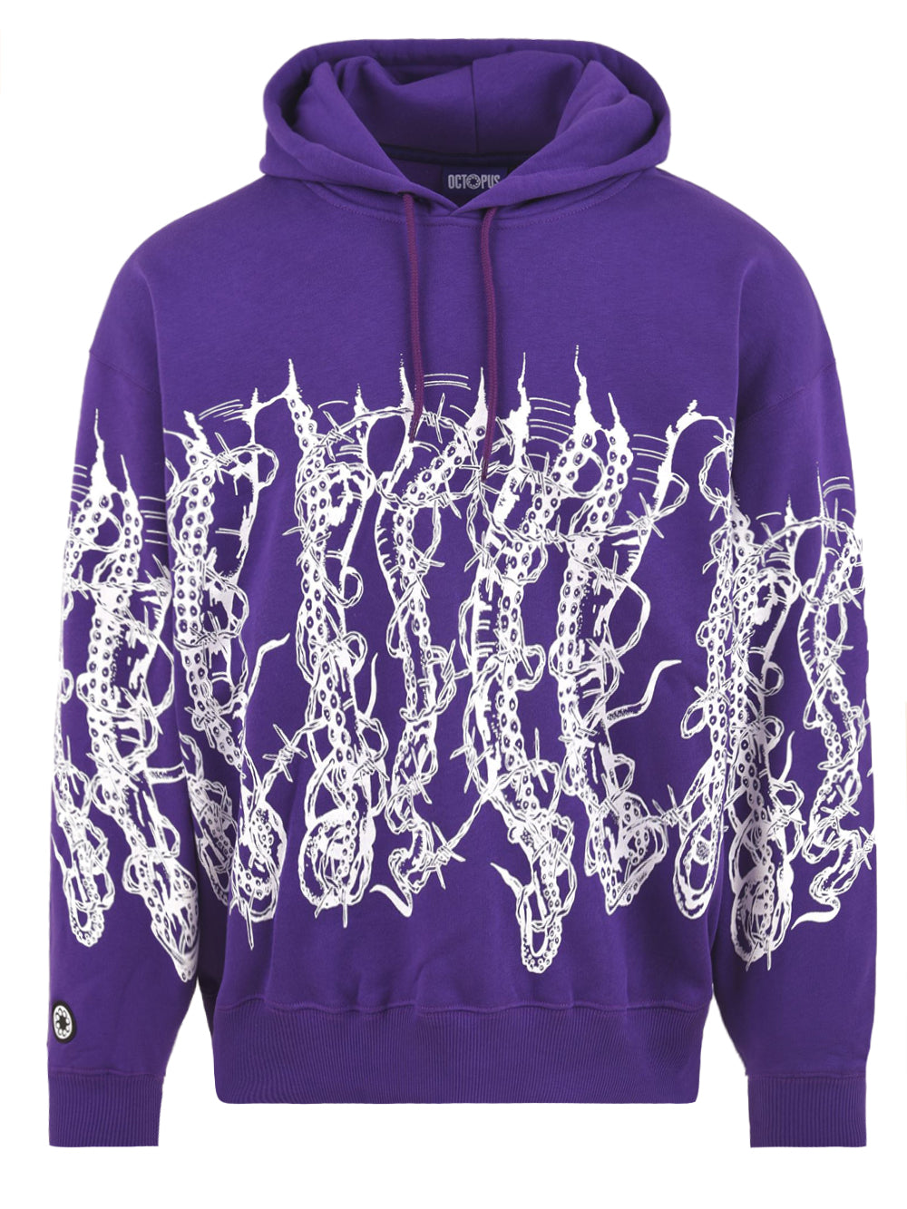 Felpa Uomo Octopus con stampa serigrafica