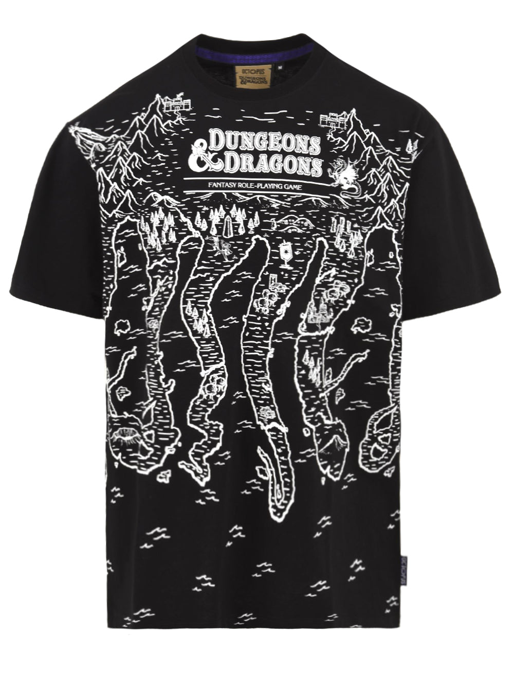T-shirt OCTOPUS Uomo 24WOTS90 Nero