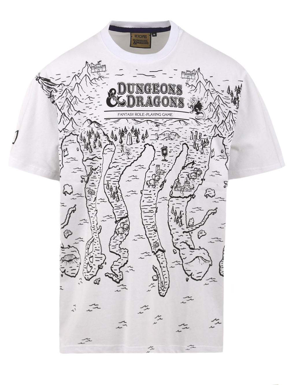 T-shirt OCTOPUS Uomo 24WOTS90 Bianco