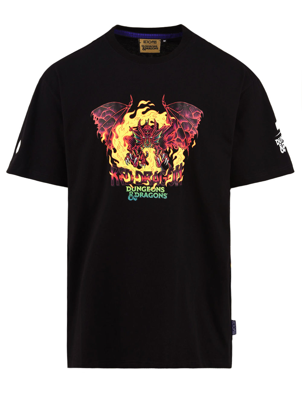 T-shirt OCTOPUS Uomo 24WOTS93 Nero