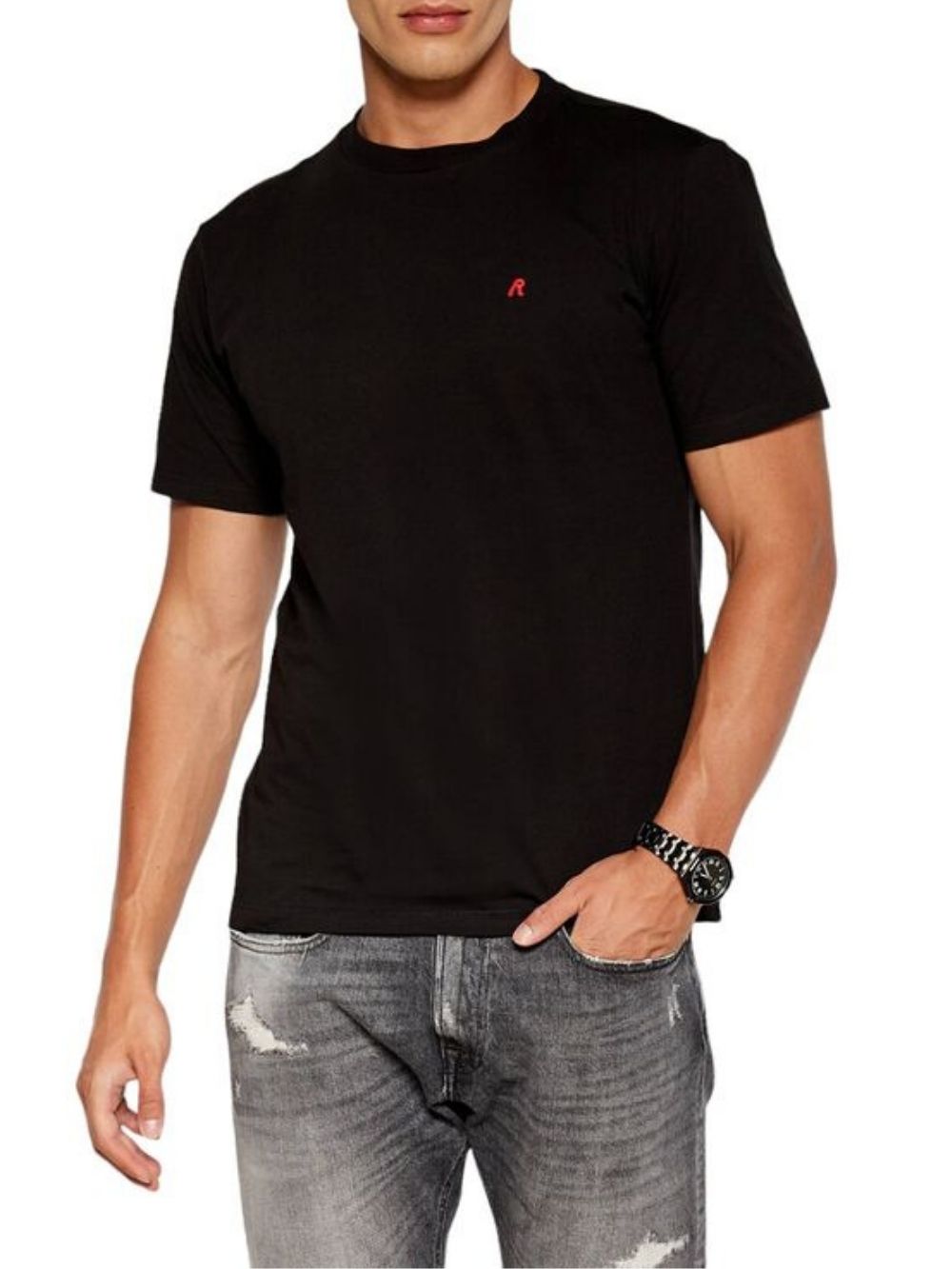 T-shirt REPLAY Uomo M6920 .000.2660 Nero