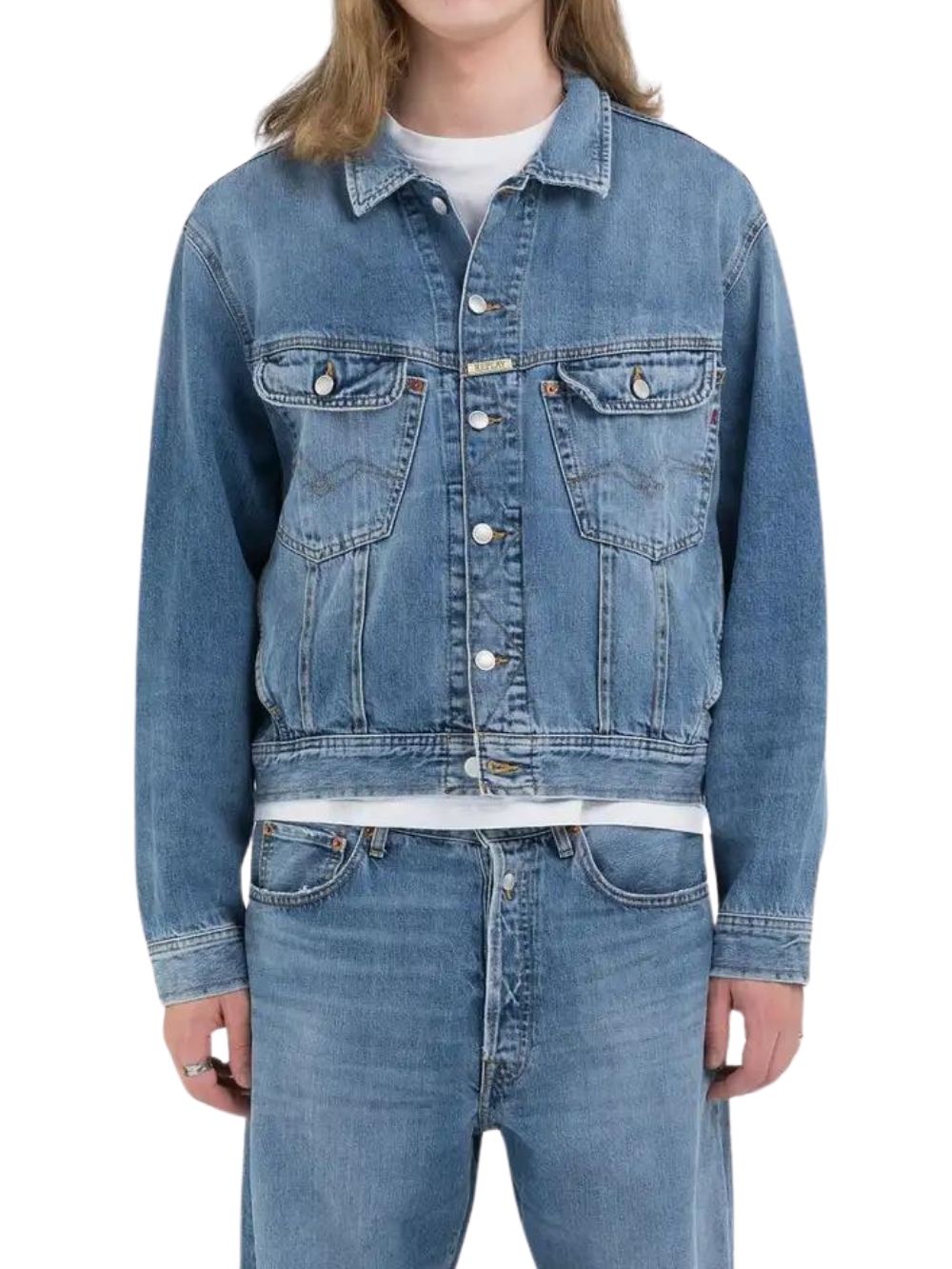 Giubbotto REPLAY Uomo M8Z1 .000.800 764 Blue