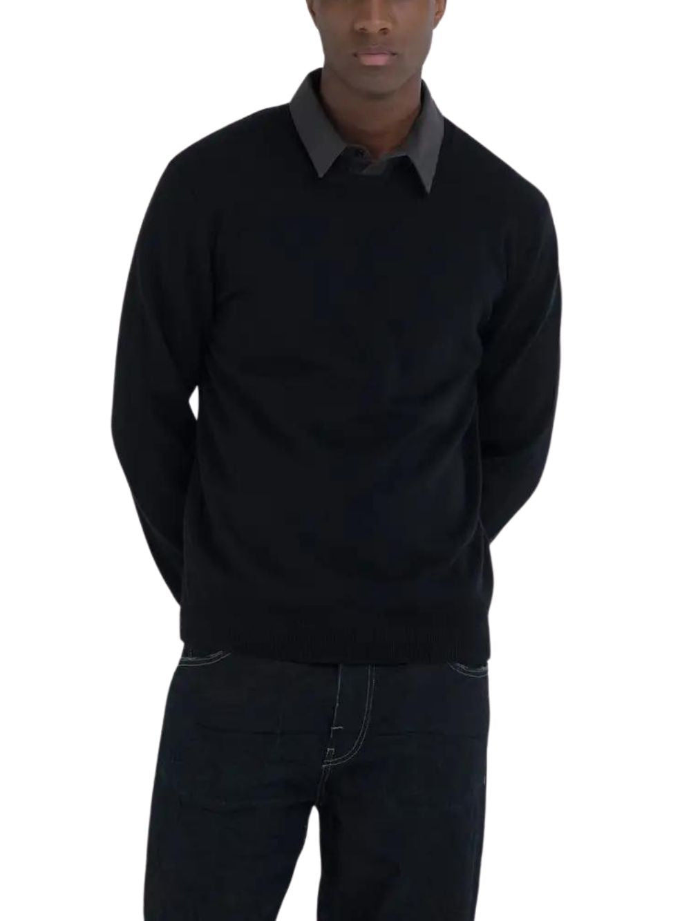 Maglione REPLAY Uomo UK4451.000.G22578 Nero