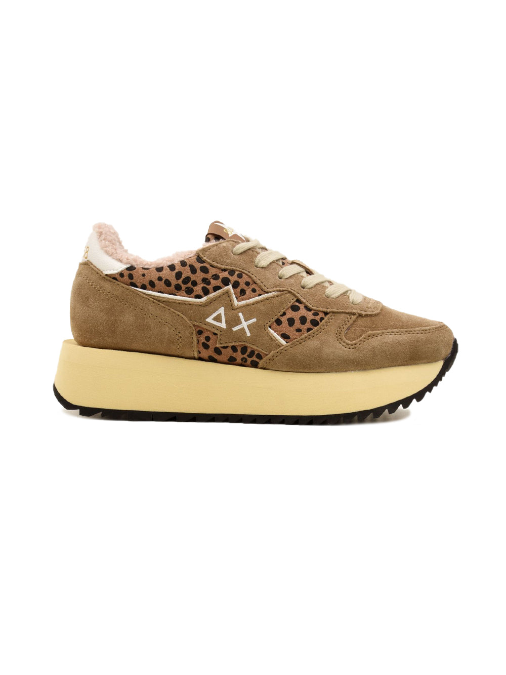 Sneakers Basse SUN68 Donna Z44220 BIG STARGIRL SUEDE Beige