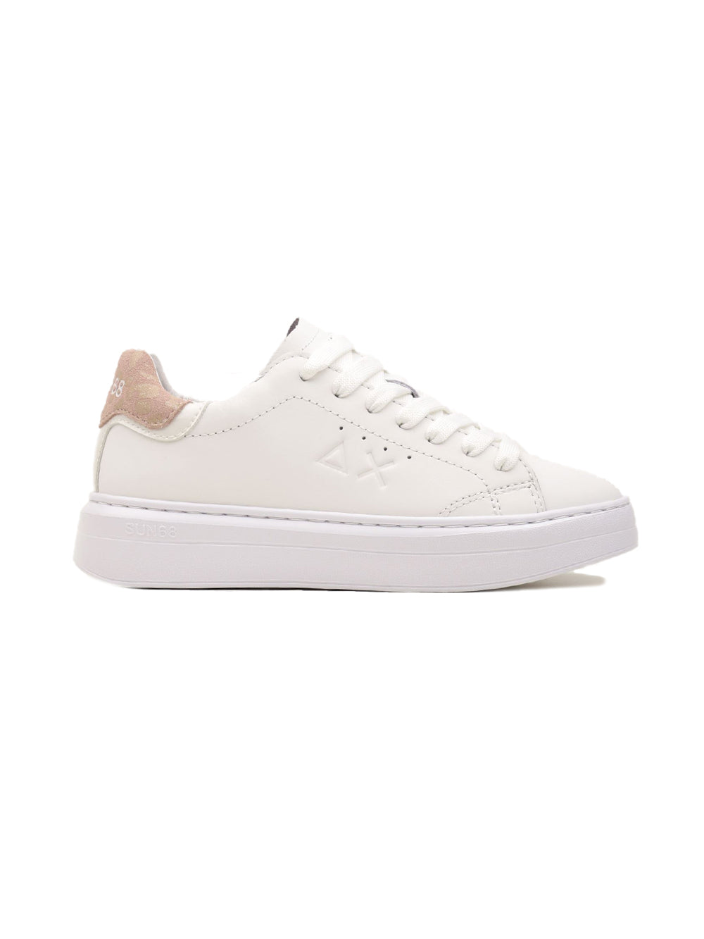 Sneakers Basse SUN68 Donna Z44225 GRACE LEATHER Bianco