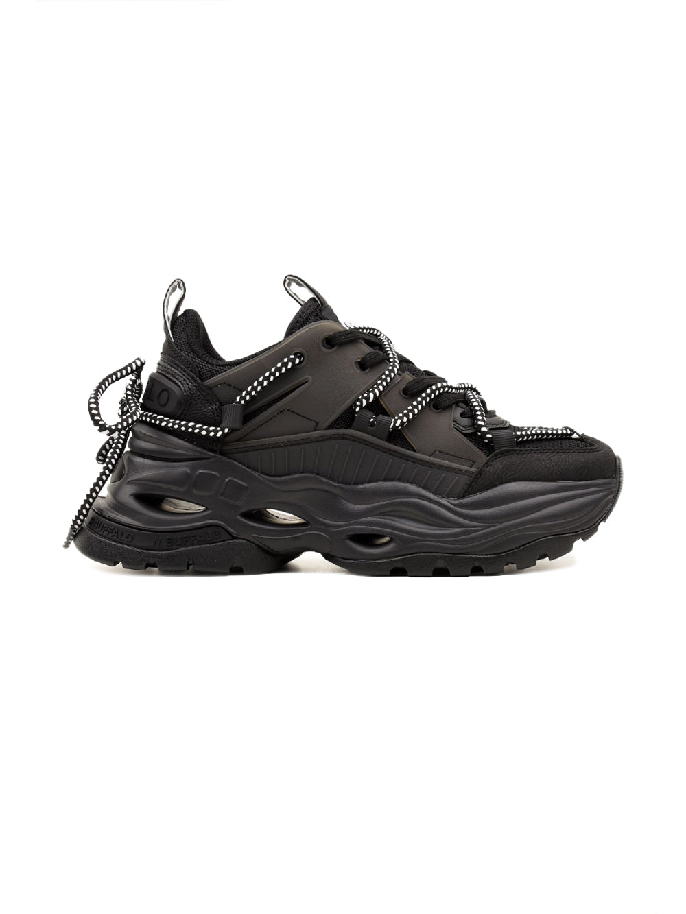 Sneakers Platform Triplet Lace BUFFALO Donna - Nero