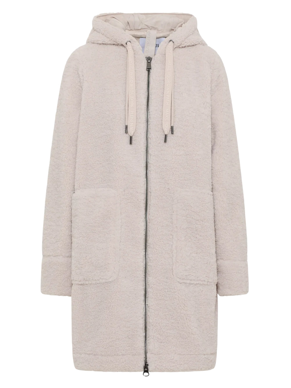 Cappotto Tos Long Teddy con cappuccio CECIL Donna - Bianco