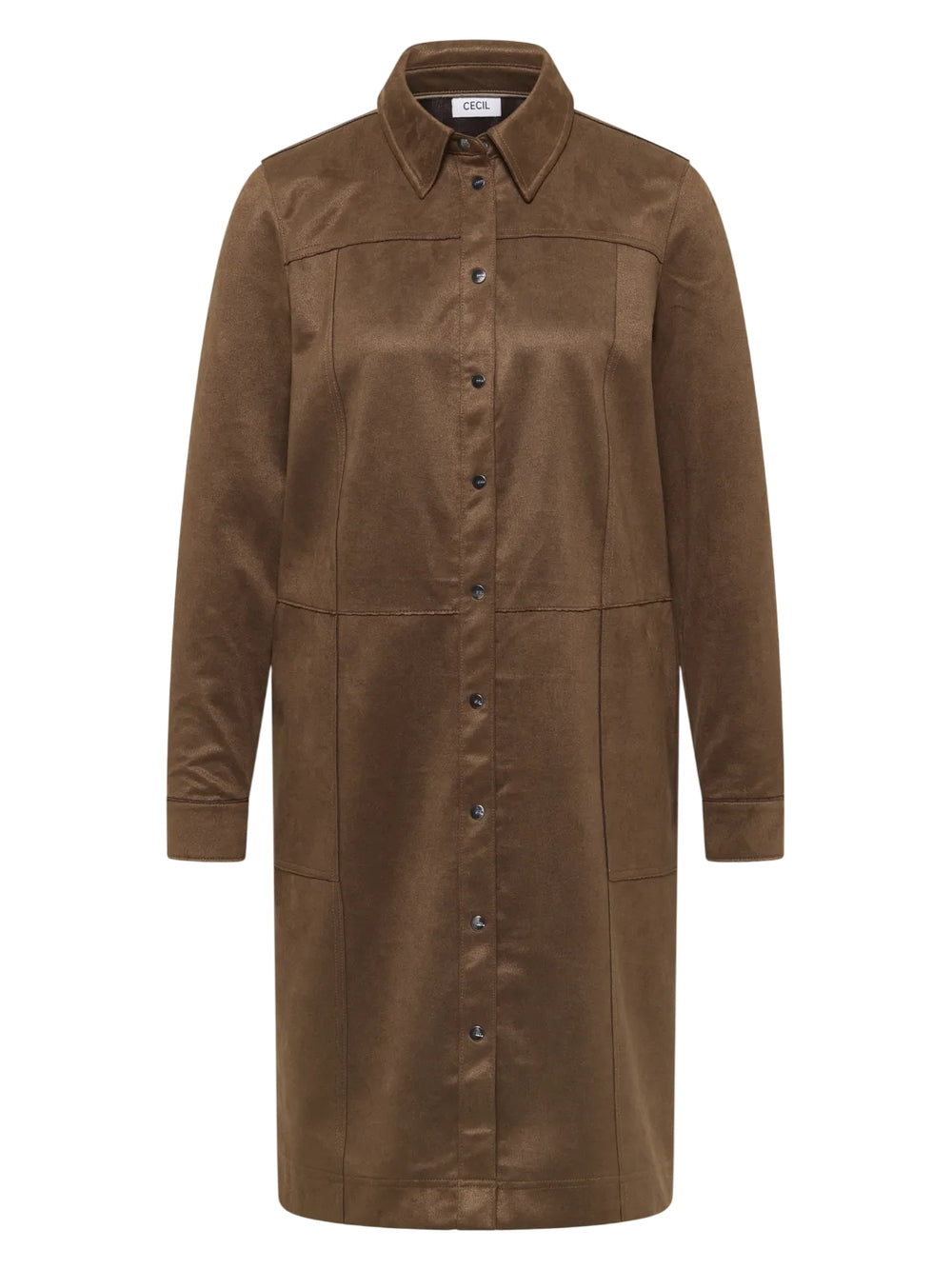 Abito Solid Velours CECIL Donna - Marrone