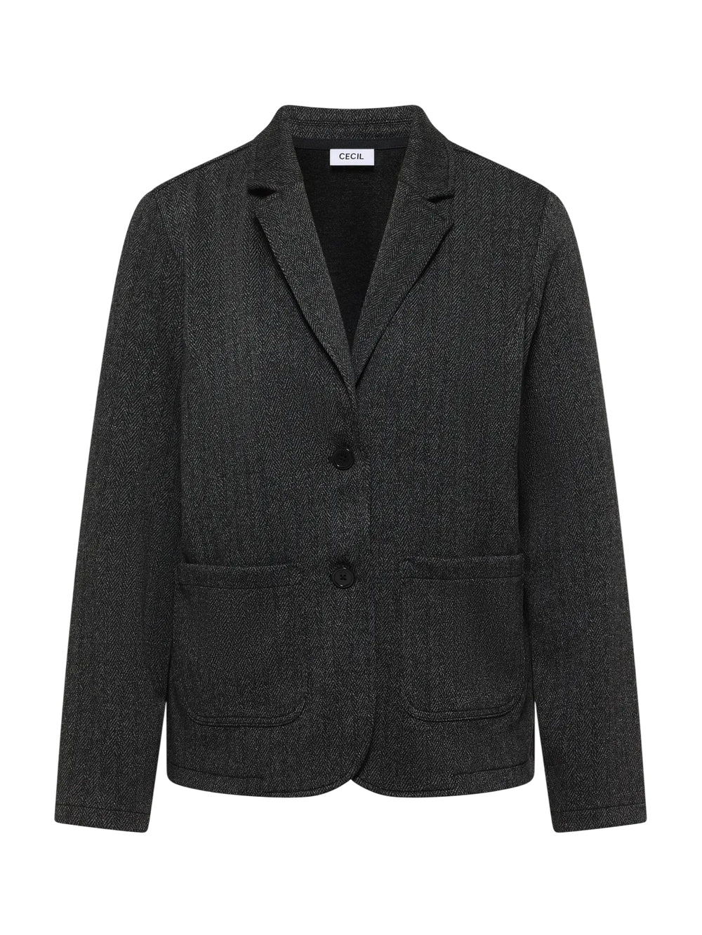 Giacca Herringbone CECIL Donna - Nero