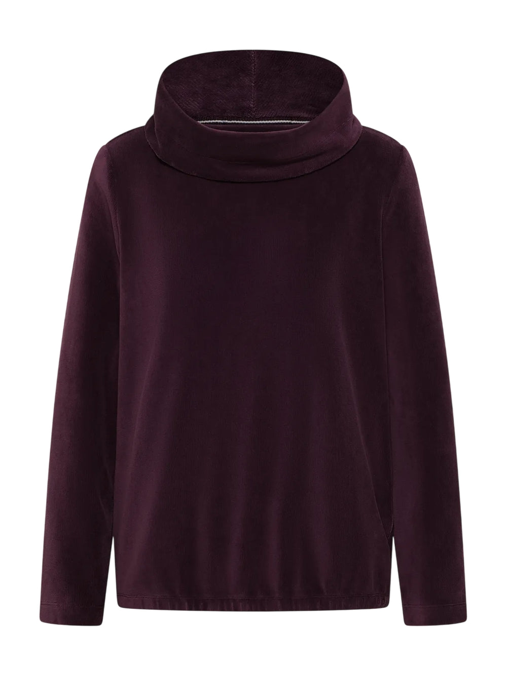 Camicia Tos Fine Cord Big Collar CECIL Donna - Viola