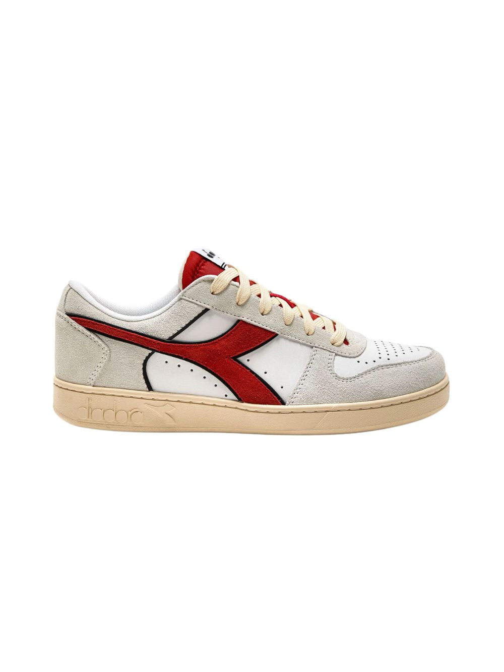 Sneakers Basse Magic Basket Low Suede DIADORA Uomo - Bianco