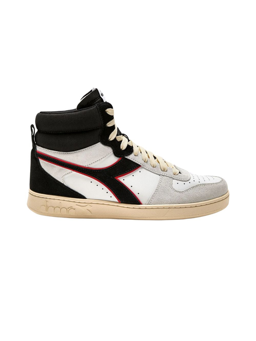 Sneakers Alte Magic Basket Mid Suede DIADORA Uomo - Bianco