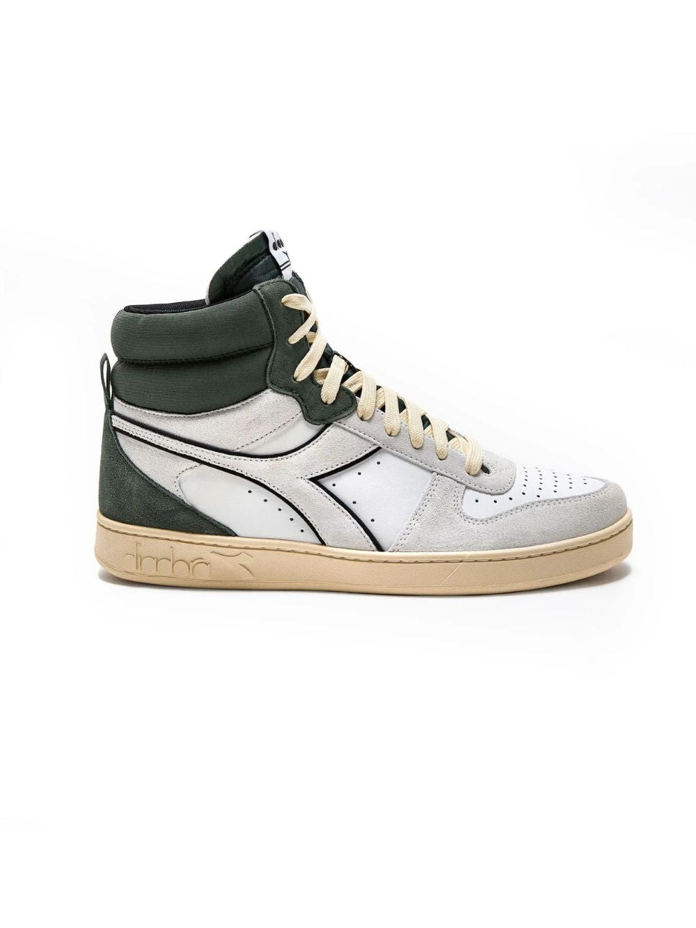 Sneakers Alte Magic Basket Mid Suede DIADORA Uomo - Bianco
