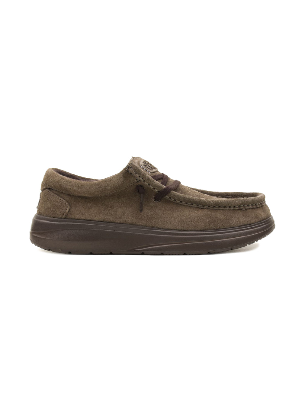 Calzatura Wally Comf Suede HEY DUDE Uomo - Marrone