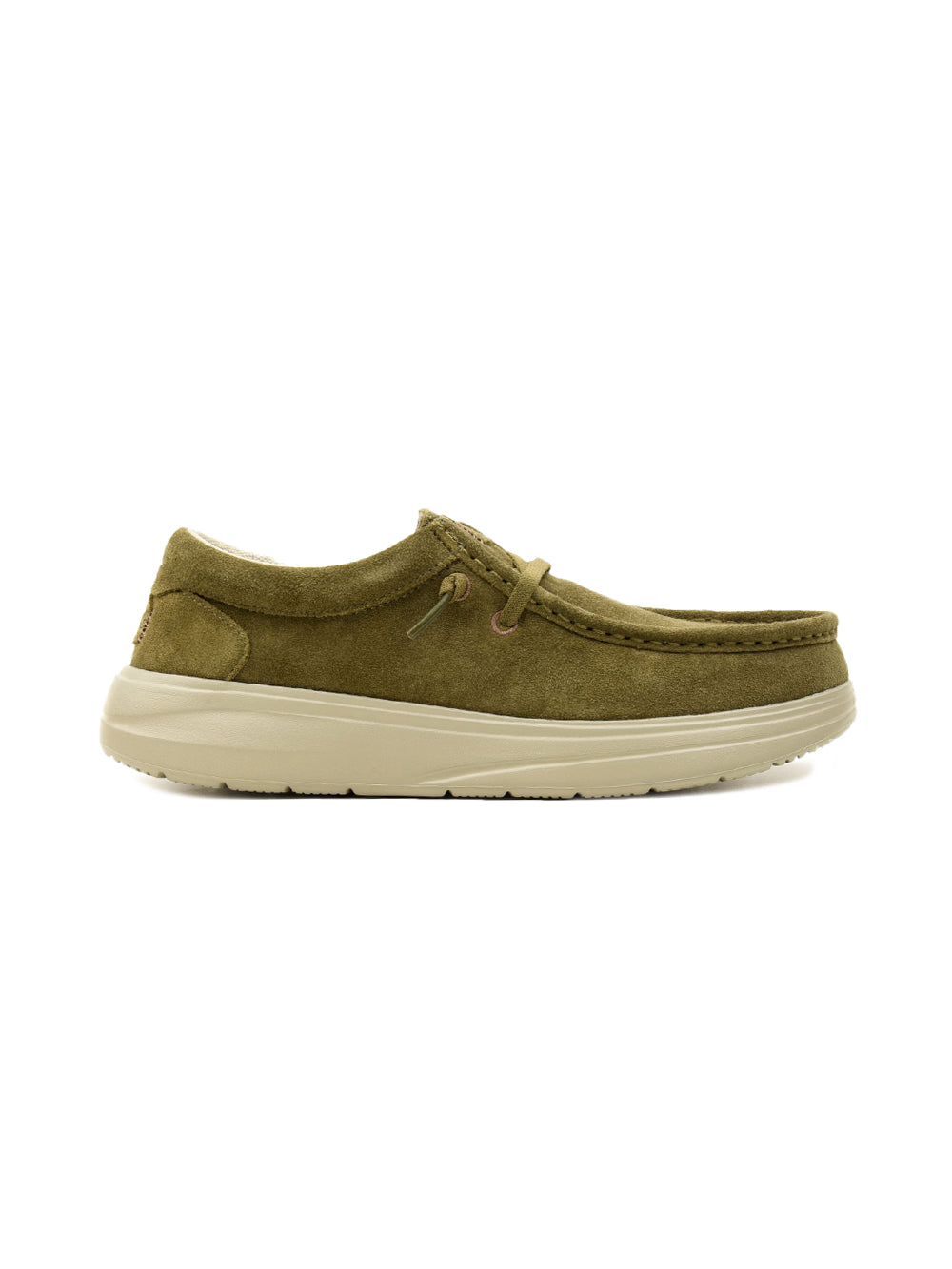 Calzatura Wally Comf Suede HEY DUDE Uomo - Verde