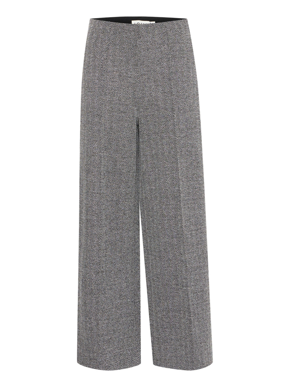Pantalone Ihkate Jacquard ICHI Donna - Grigio