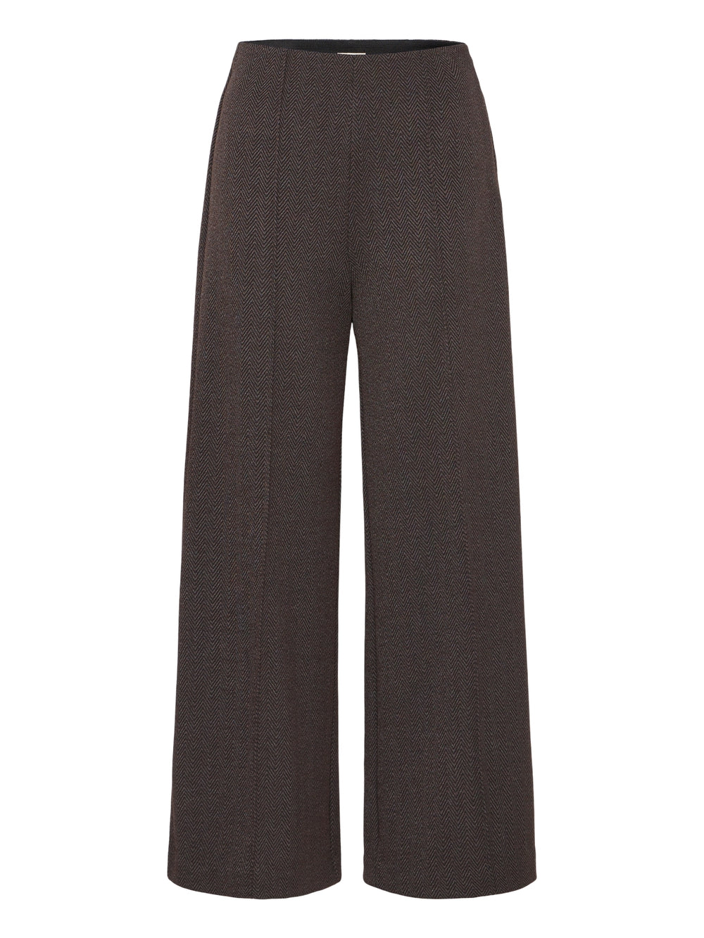 Pantalone Ihkate Jacquard ICHI Donna - Marrone