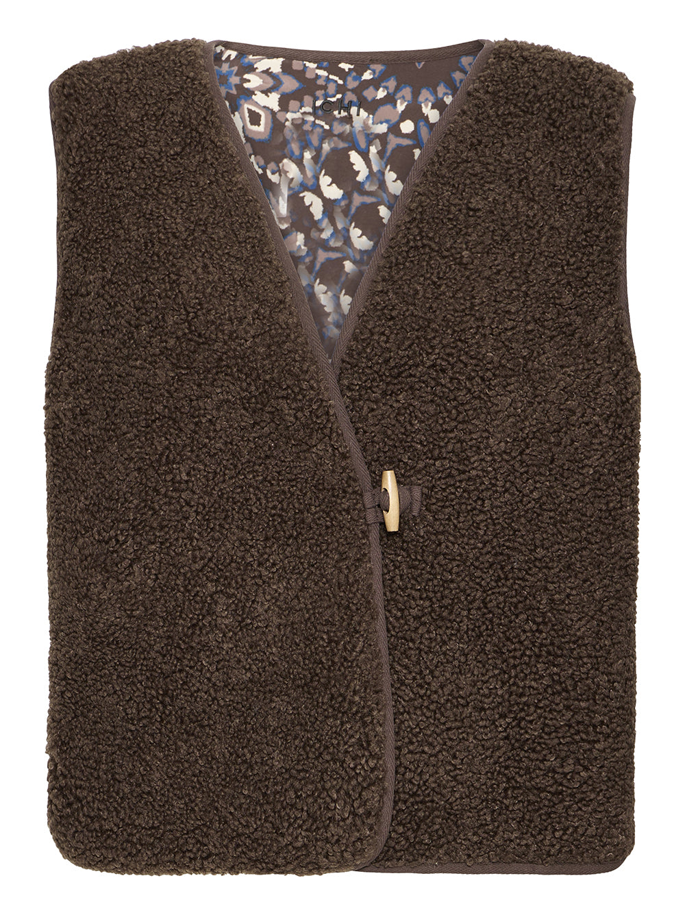 Gilet Ihgozima ICHI Donna - Marrone