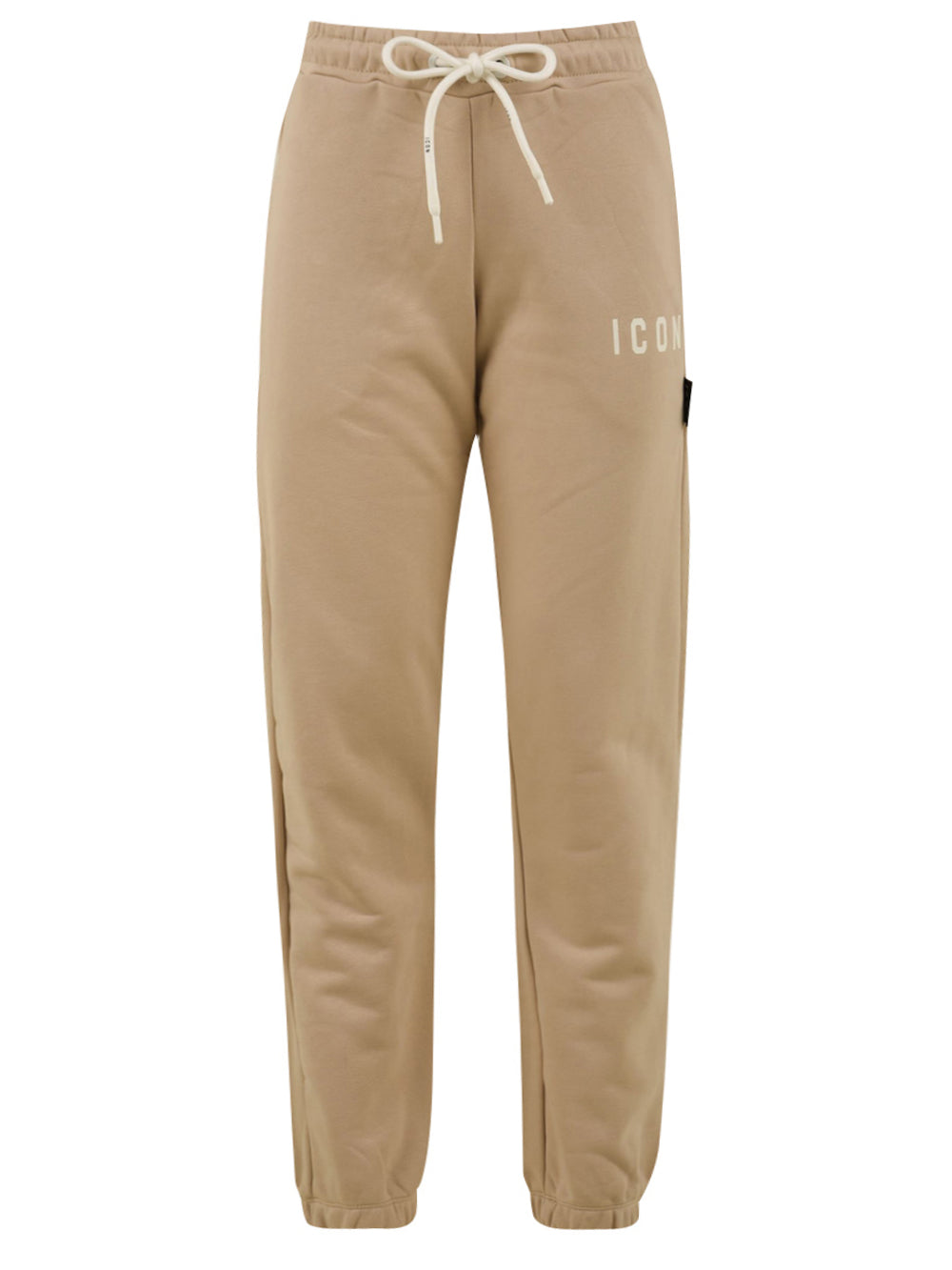 Pantalone Tuta logo piccolo ICON Donna - Avorio
