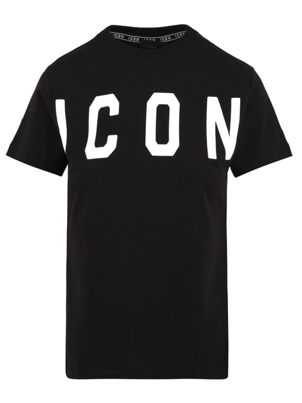 T-shirt logo grande ICON Donna - Nero