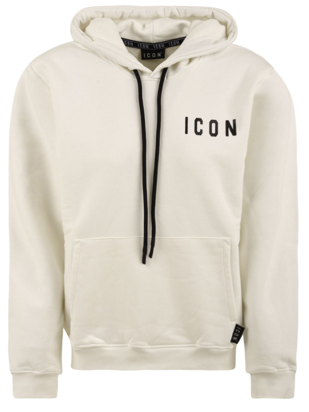 Felpa Con logo Su Cappuccio ICON Uomo - Bianco
