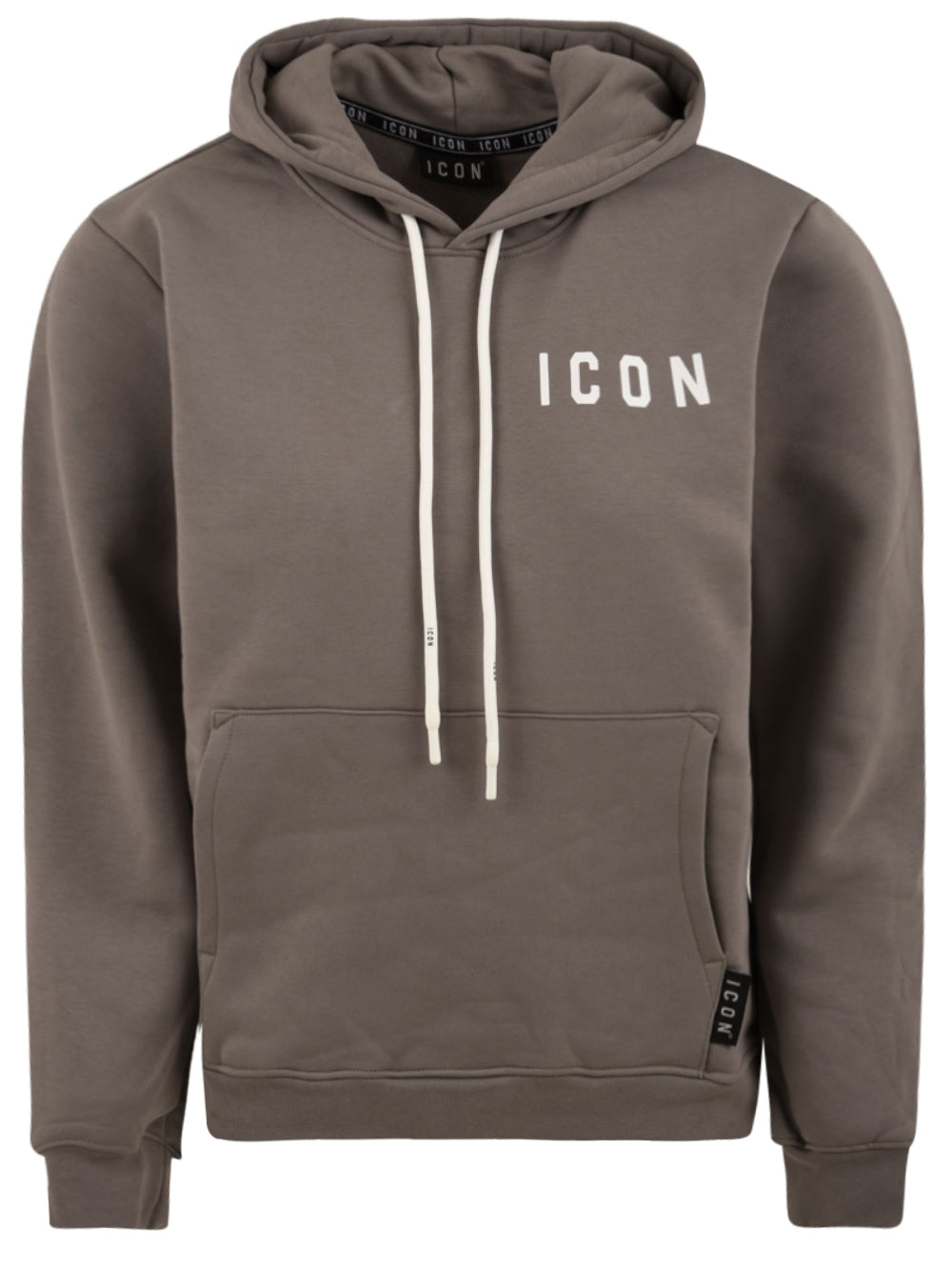 Felpa Con logo Su Cappuccio ICON Uomo - Grigio