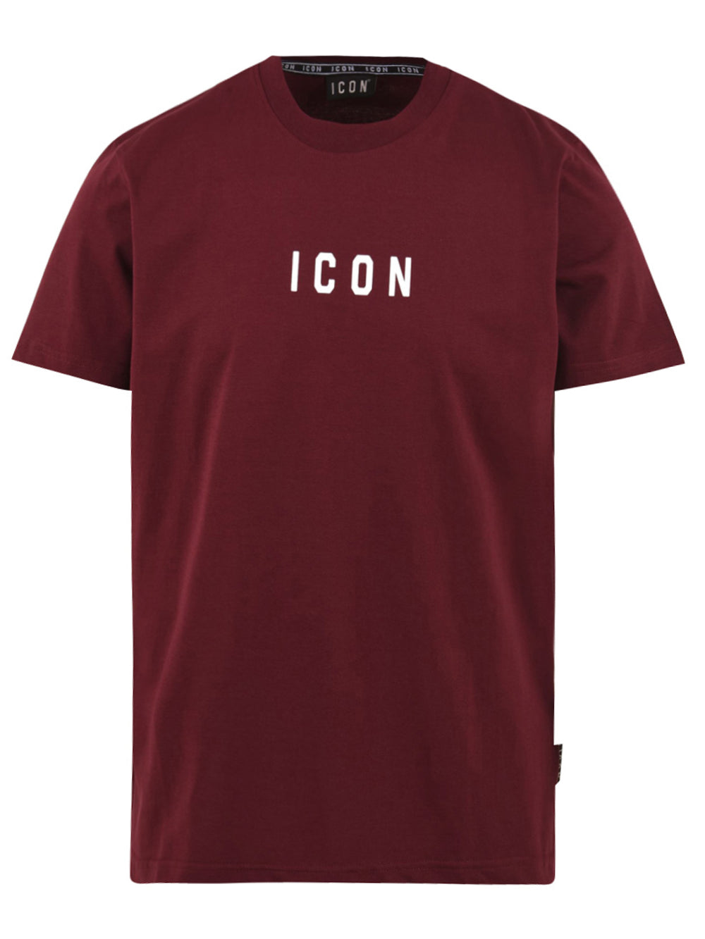 T-shirt logo piccolo ICON Uomo - Rosso