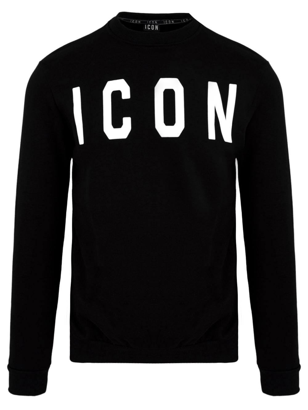 Felpa logo grande ICON Uomo - Nero