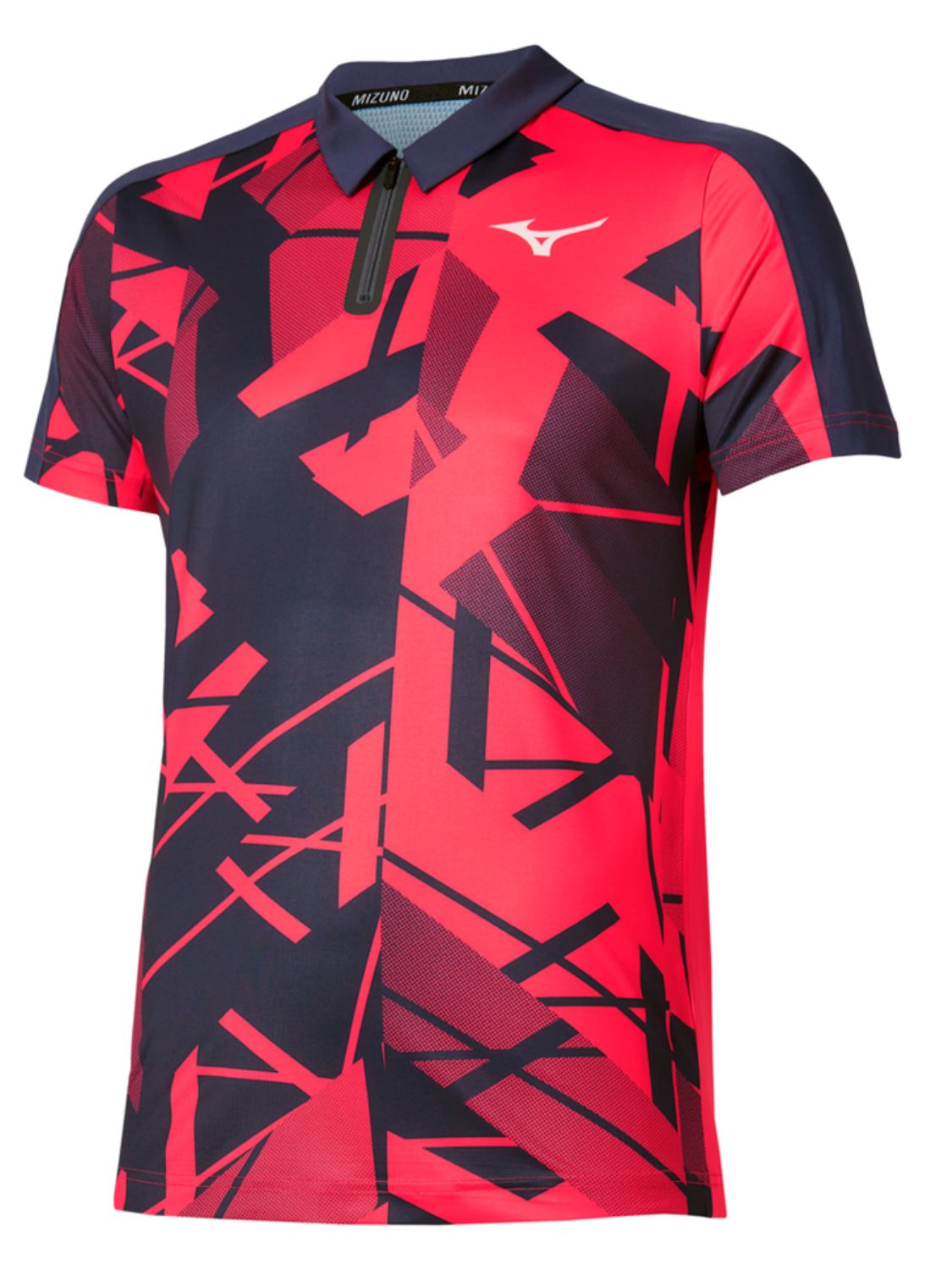 Polo tennis Shadow Short Sleeve MIZUNO Uomo - Rosso