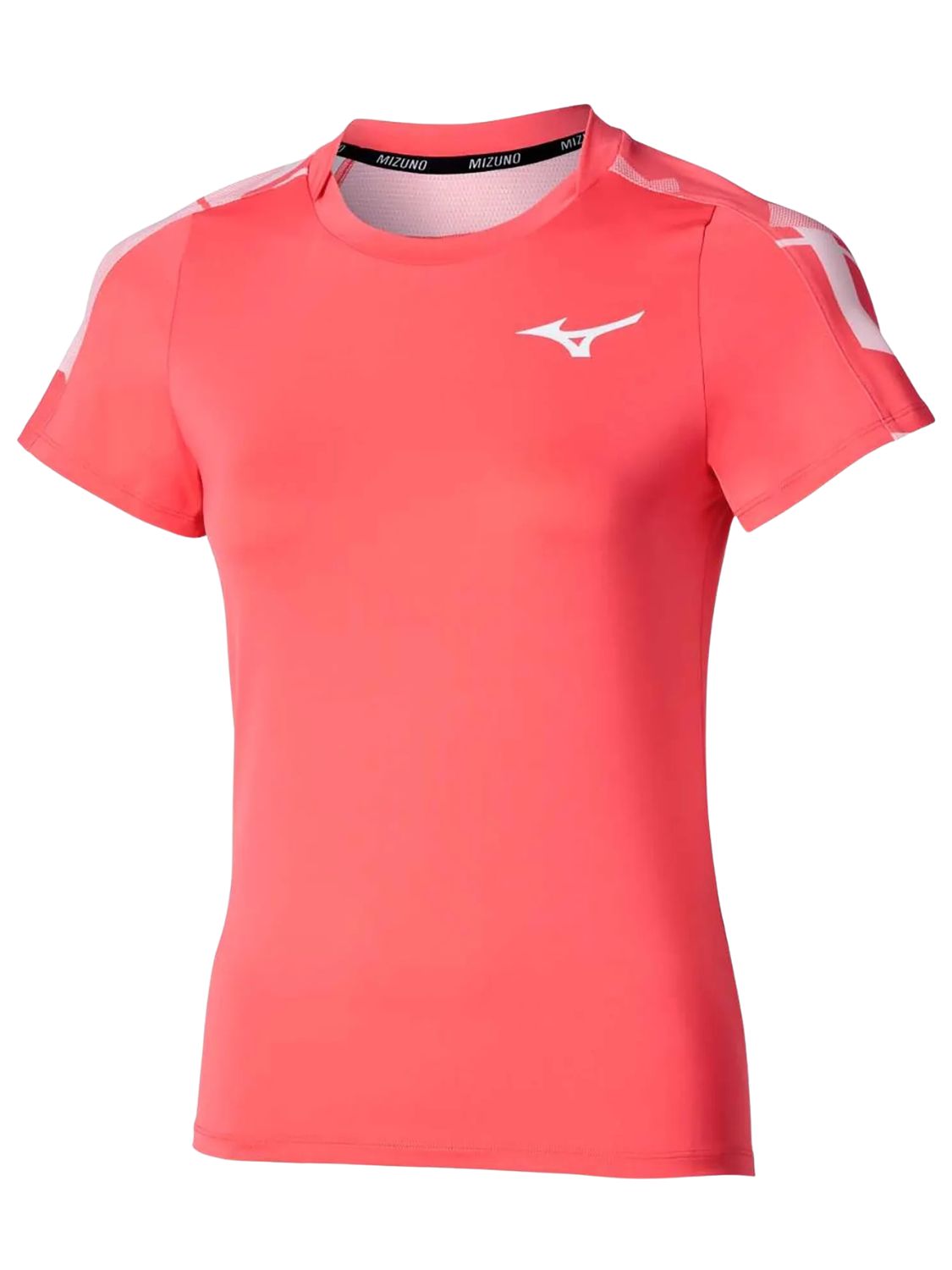 Maglia tennis Daybreakers Printed Short Sleeve W MIZUNO Donna - Rosa