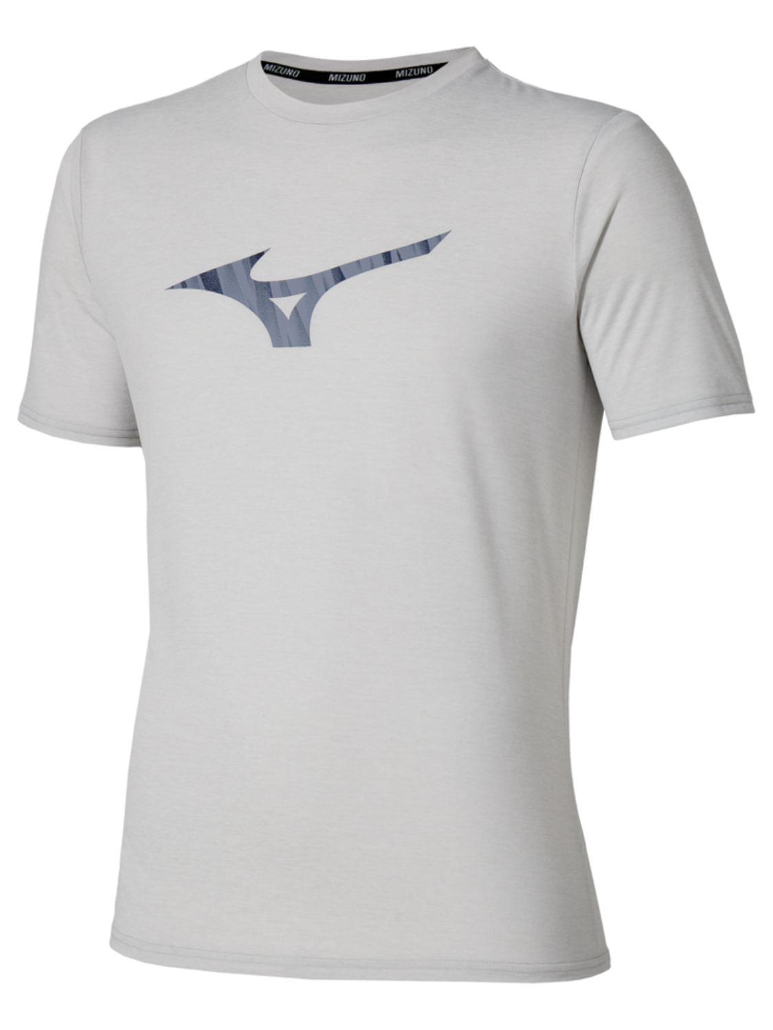 T-shirt running Core Runbird Short Sleeve MIZUNO Uomo - Grigio