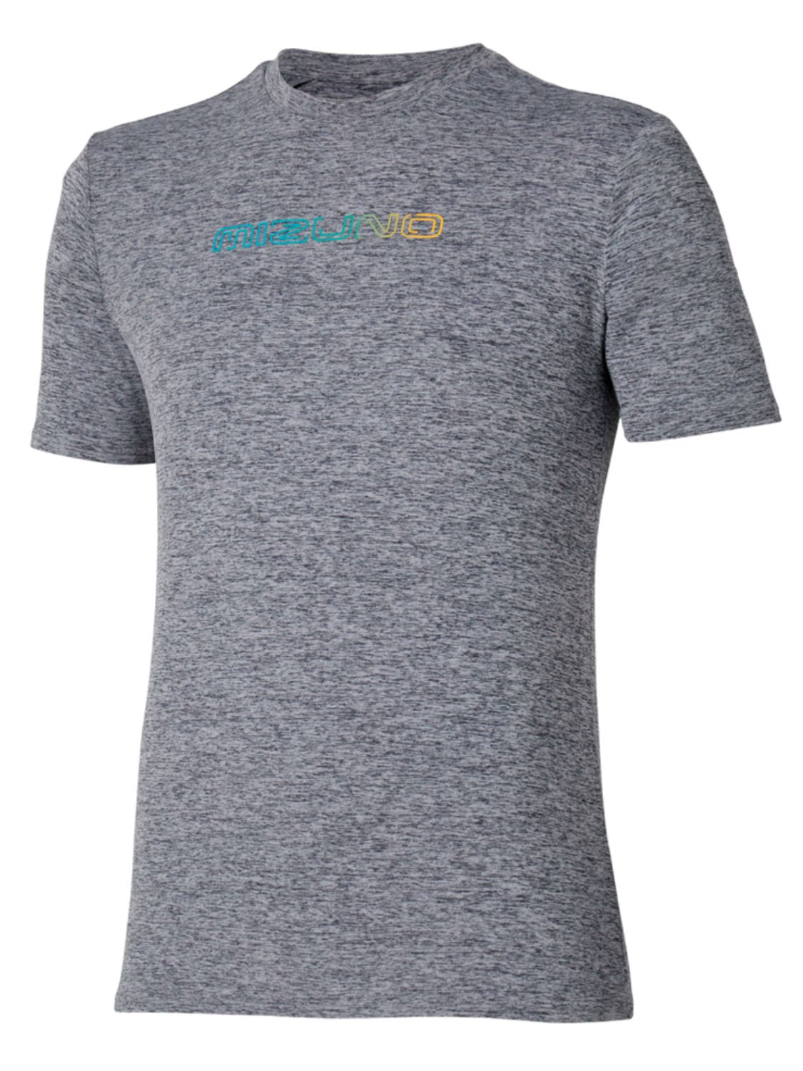 T-shirt running Core Mizuno Short Sleeve MIZUNO Uomo - Grigio