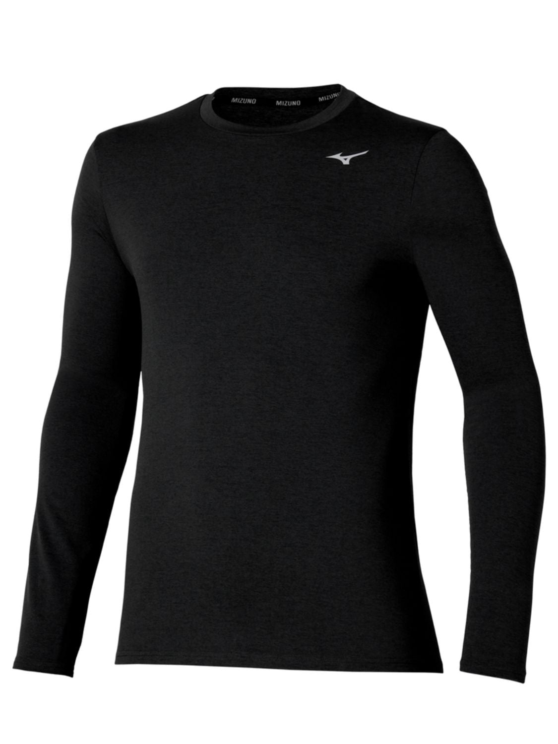 T-shirt running Core Impulse Long Sleeve MIZUNO Uomo - Nero
