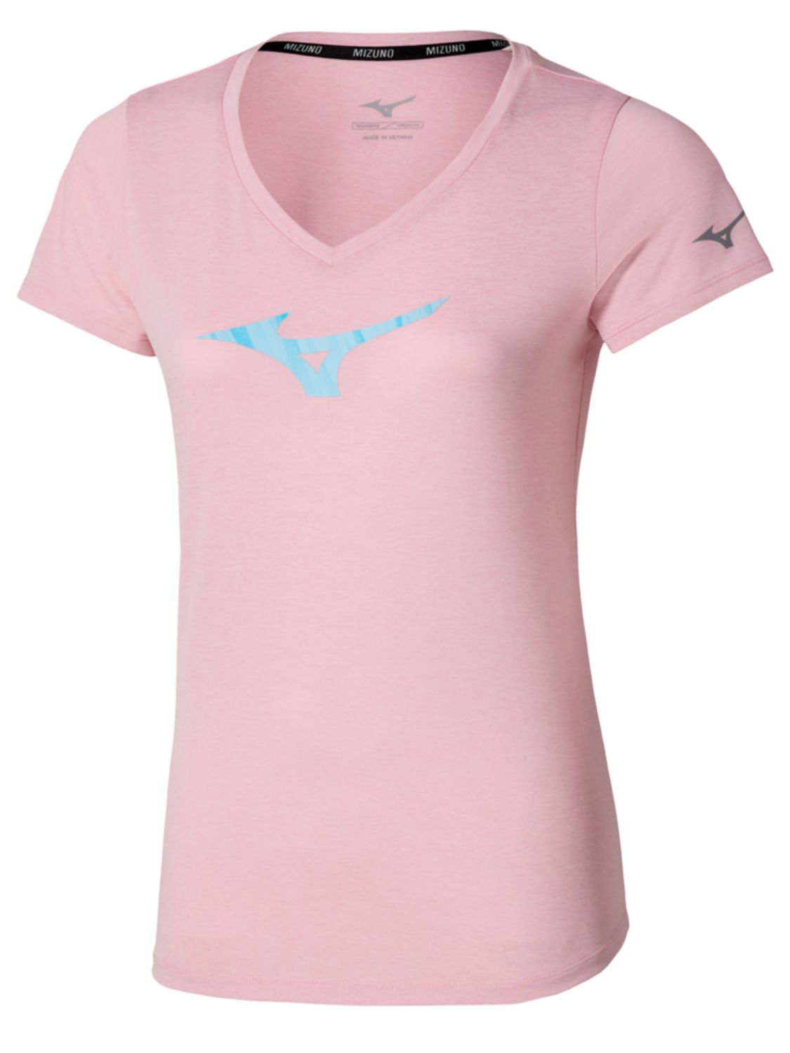 T-shirt running Core Runbird Wos MIZUNO Donna - Rosa