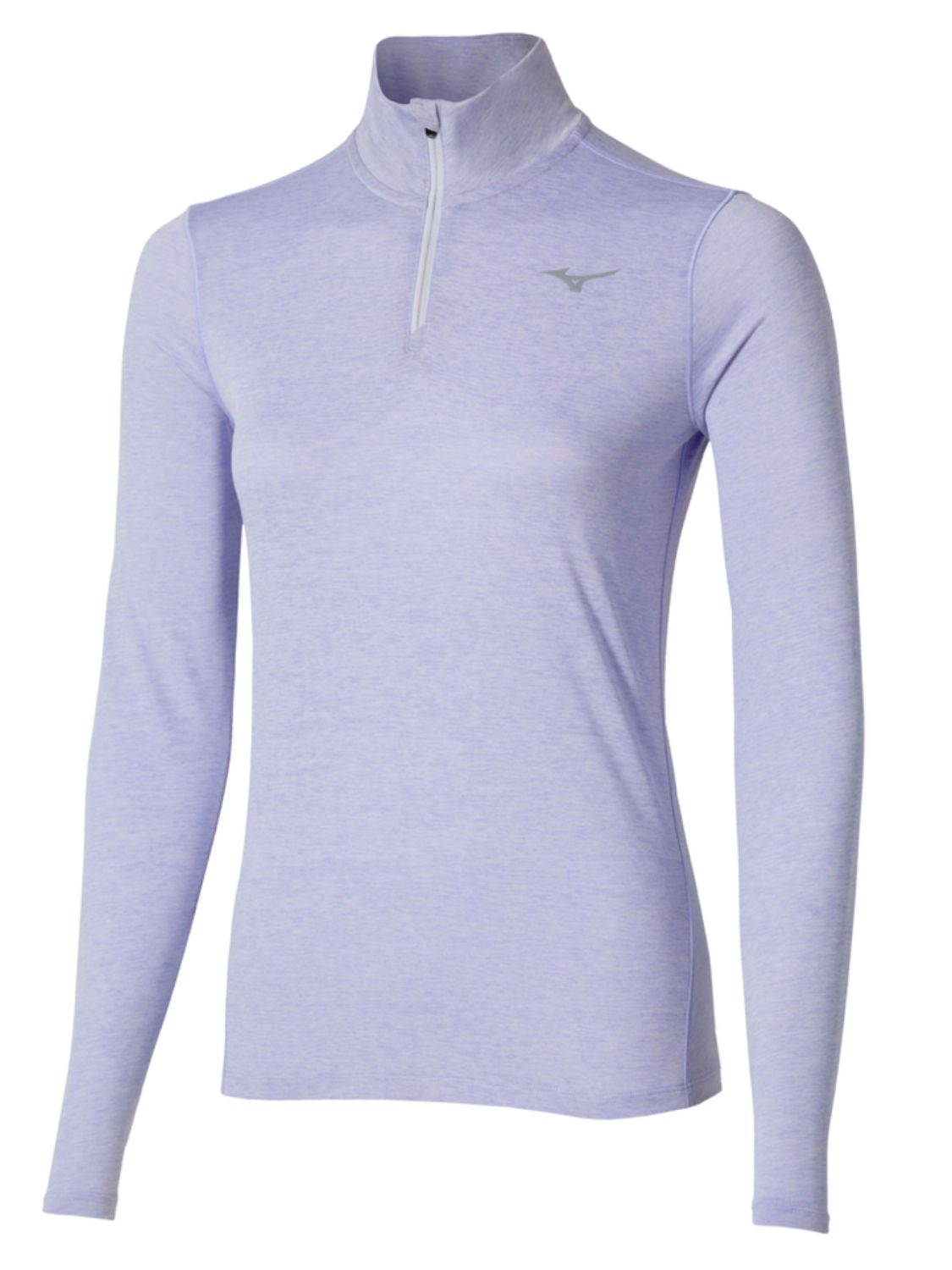 T-shirt running Core Impulse Half zip Long Sleeve Wos MIZUNO Donna - Viola