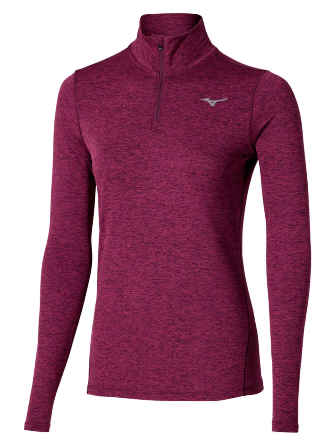 T-shirt running Core Impulse Half zip Long Sleeve Wos MIZUNO Donna - Viola