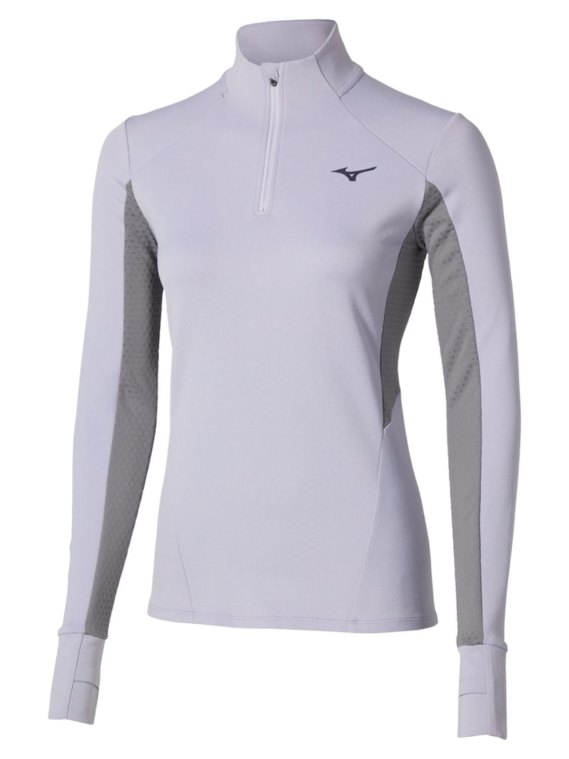 Maglia running Active Half zip Long Sleeve Wos MIZUNO Donna - Viola