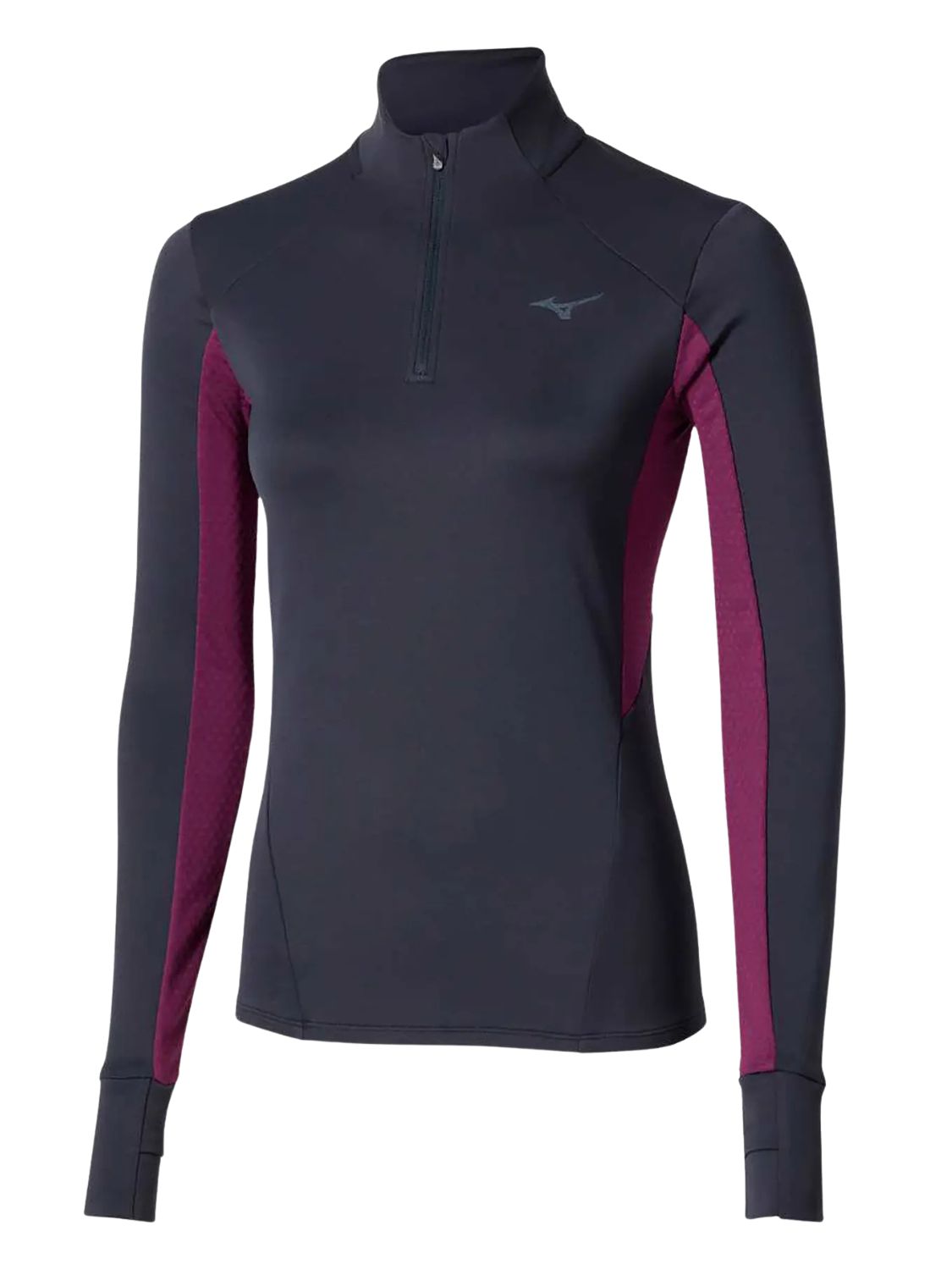 Maglia running Active Half Zip Long Sleeve Wos MIZUNO Donna - Blue