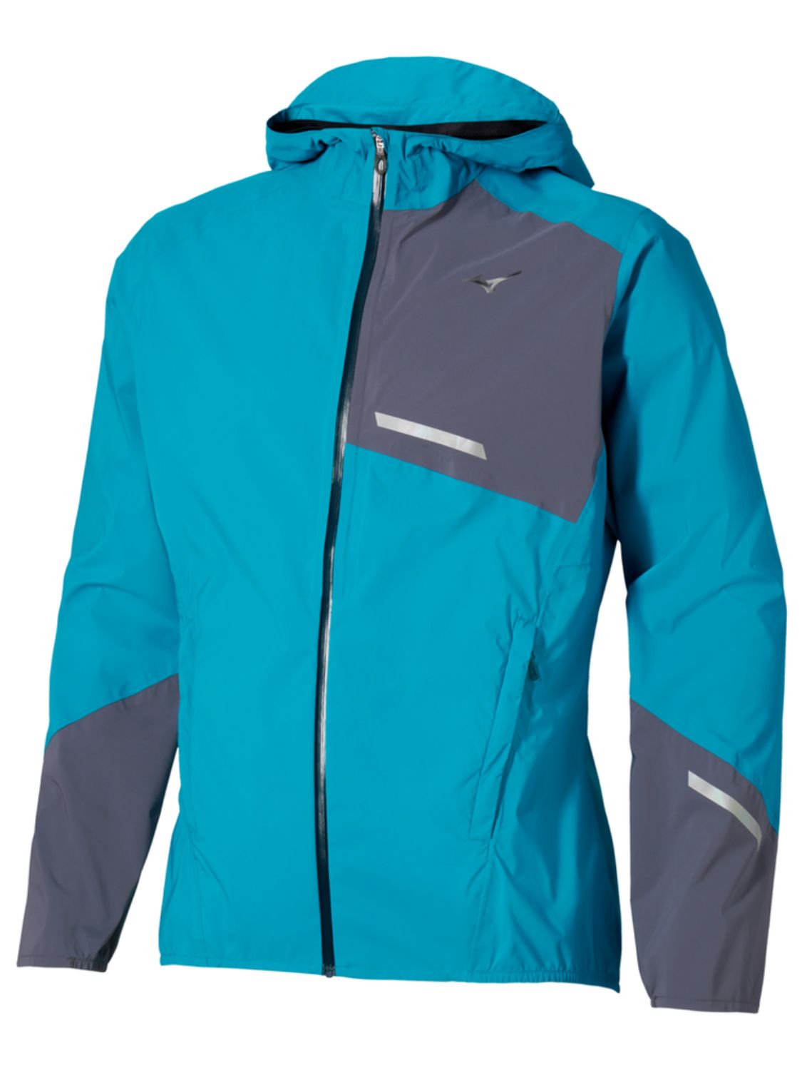 Jacket running Trail Waterproof 20K MIZUNO Uomo - Blue