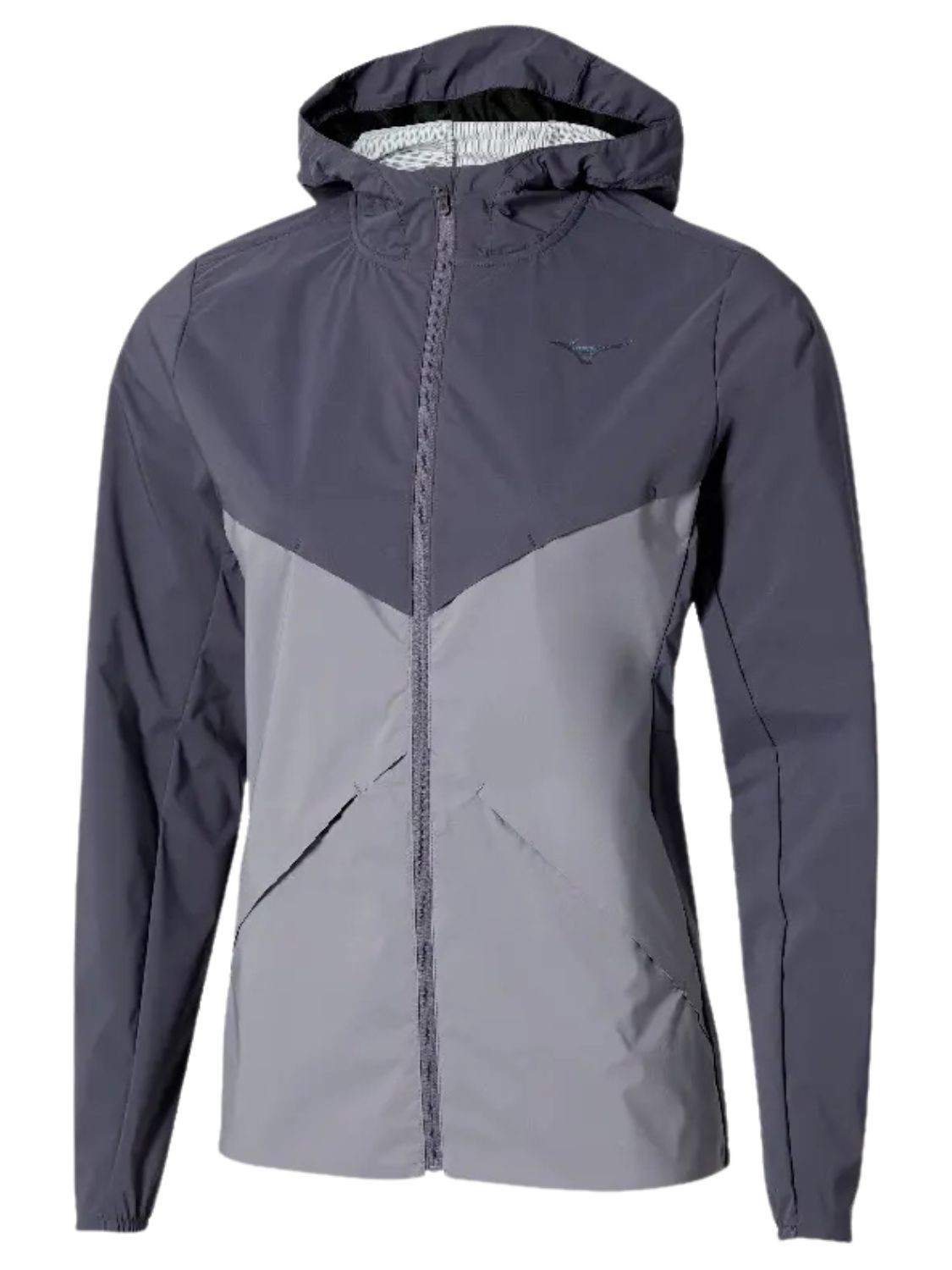 Jacket running Thermal Charge Hooded W MIZUNO Donna - Grigio