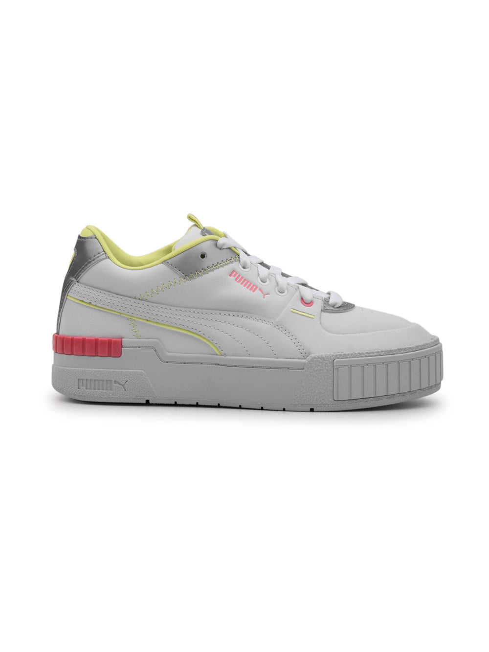 Sneakers Basse Cali Sport Neon PUMA Donna - Bianco
