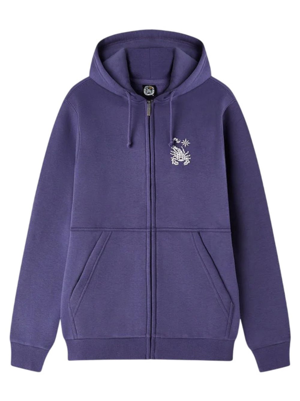 Felpa zip e cappuccio Rosarito Brushed SCORPION BAY Uomo - Viola