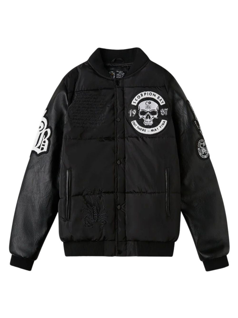 Giubbotto Padded Varsity Pl Olympia SCORPION BAY Uomo - Nero