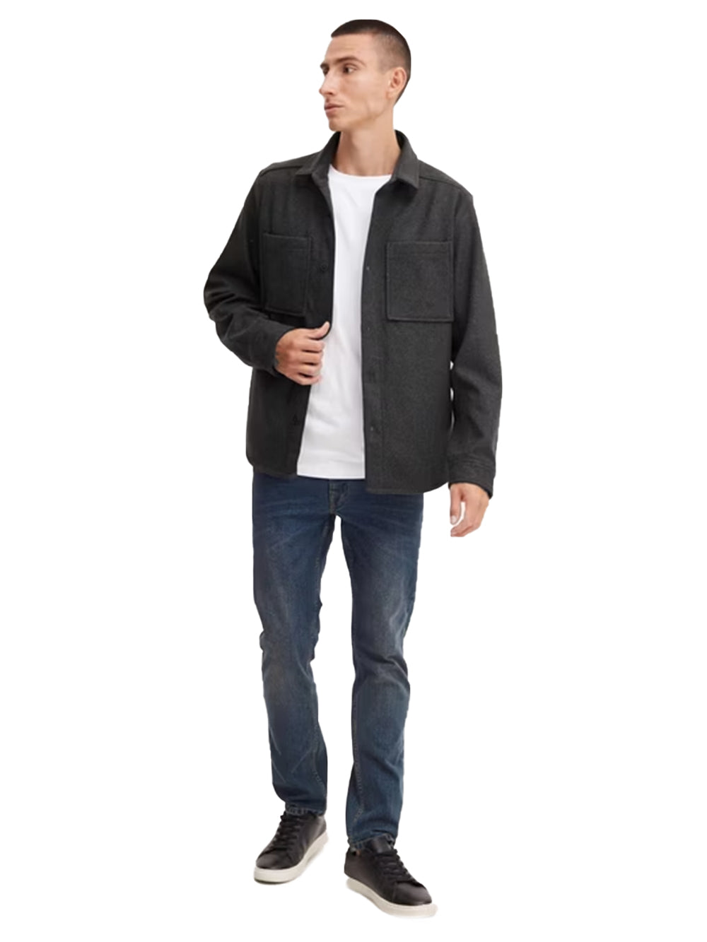 Camicia Sdtam !SOLID Uomo - Grigio