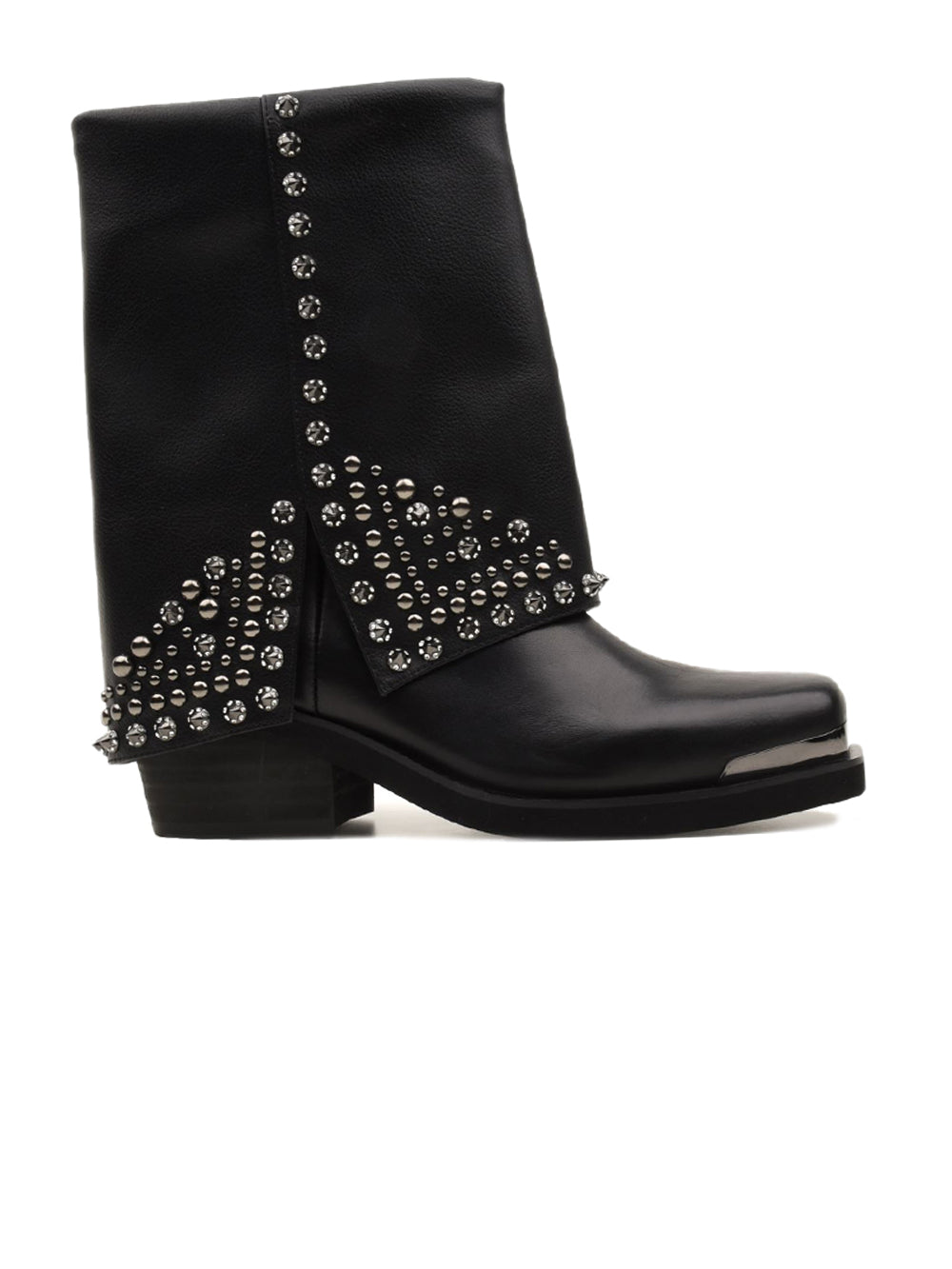 Stivaletto Ines con borchie TOSCA BLU Donna - Nero