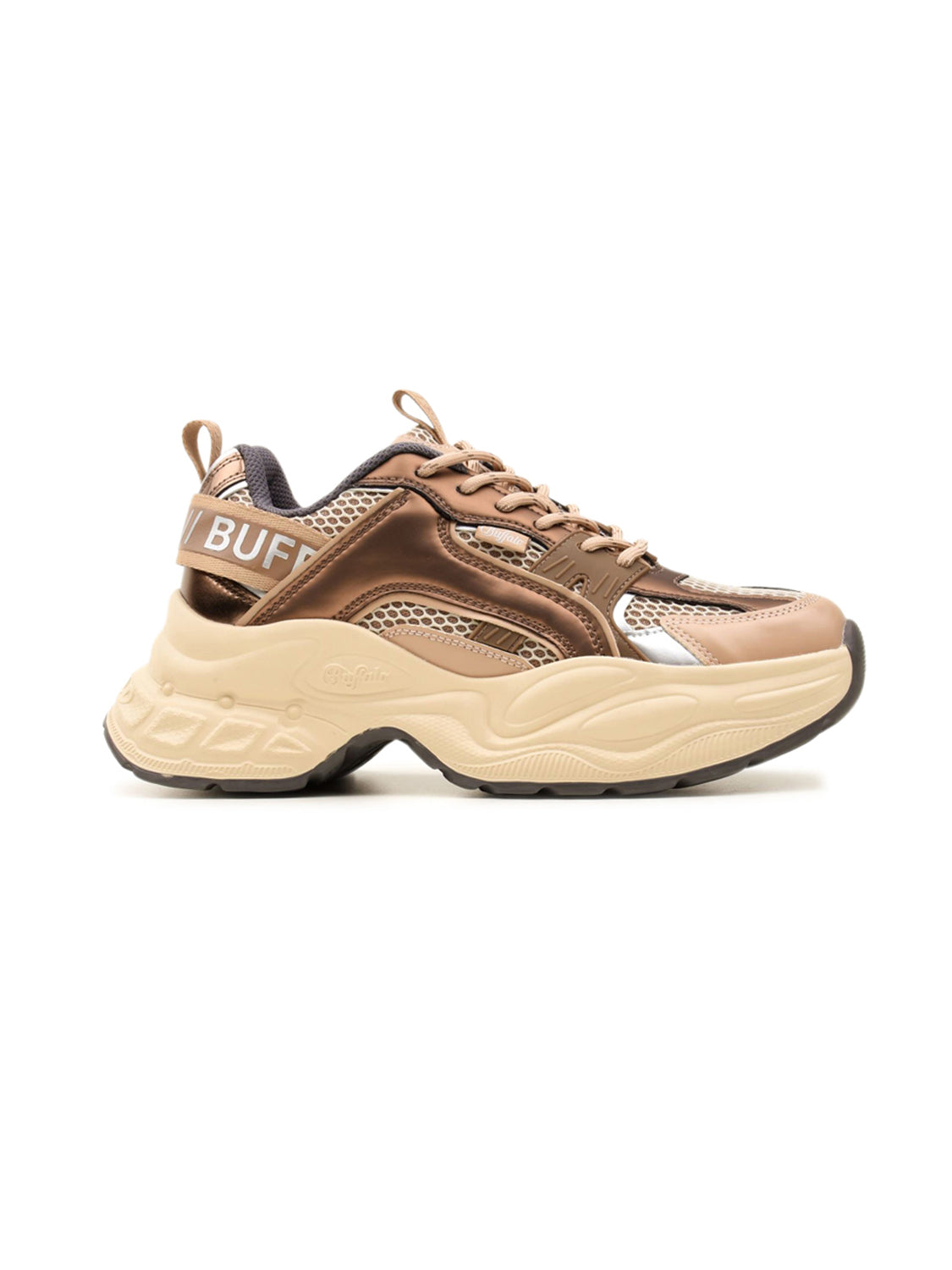 Sneakers Basse Yuno vegan BUFFALO Donna - Beige